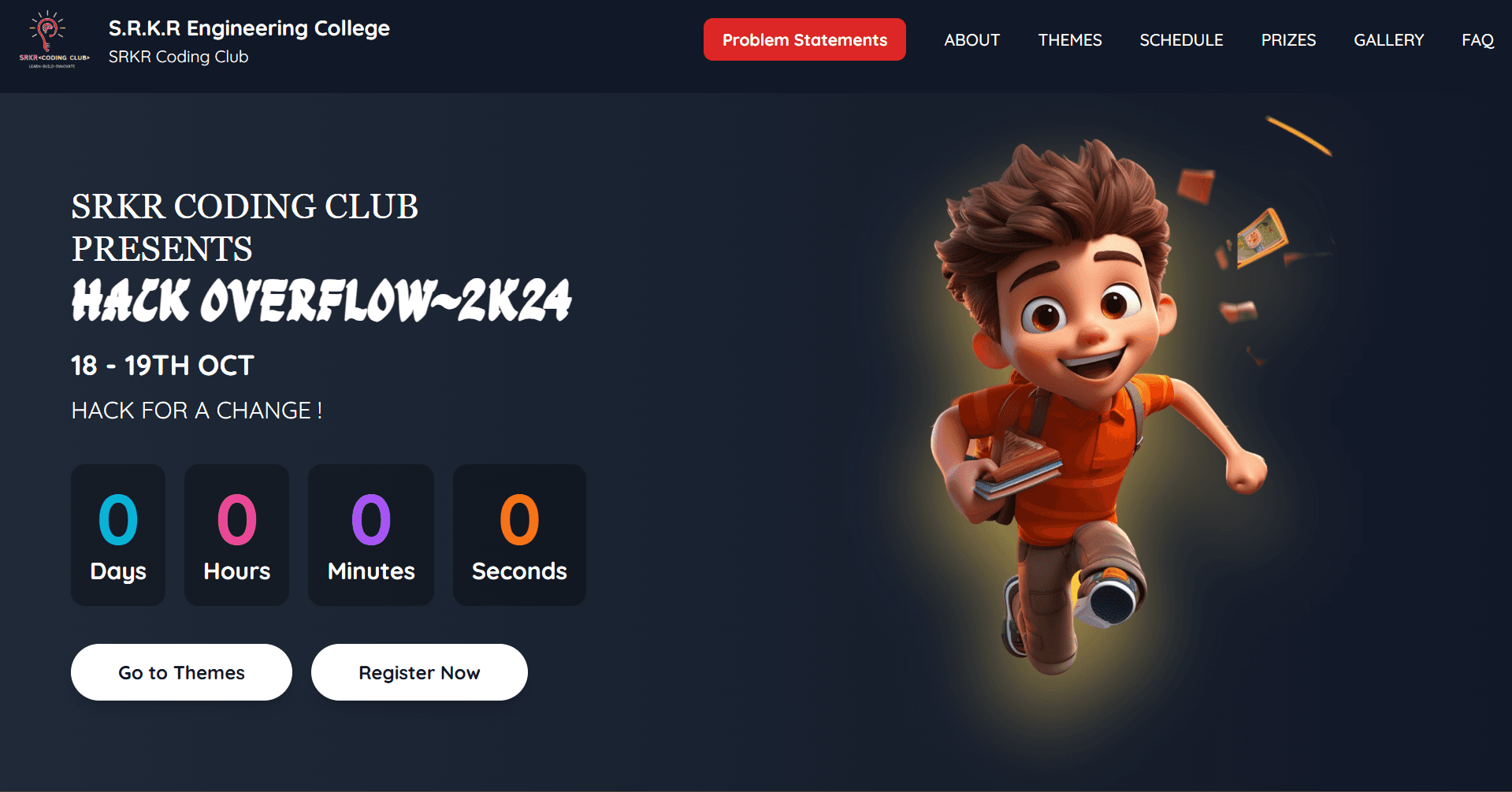 HackOverFlow2k24 Website 